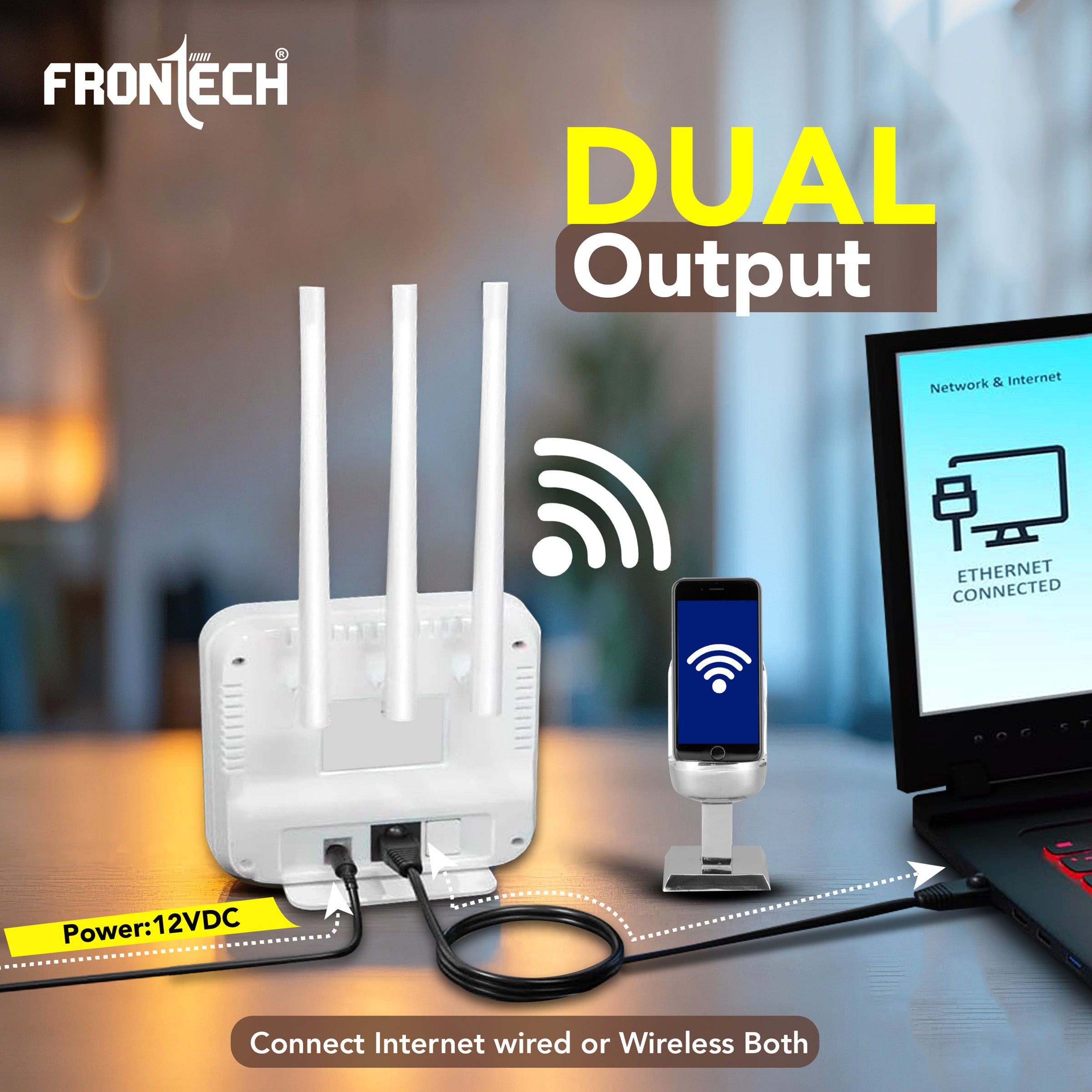 Frontech NC-0035 4G/5G WiFi Router – Blazing Speed, Compact Design & Eco-Smart Connectivity | Made in India Frontech NC-0035 4G/5G WiFi Router – Blazing Speed, Compact Design & Eco-Smart Connectivity | Made in India